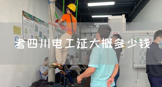 考四川电工证大概多少钱