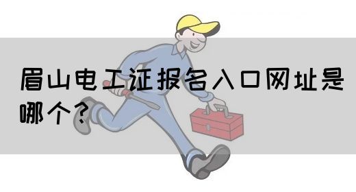 眉山电工证报名入口网址是哪个？(图1)