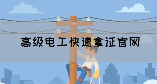 高级电工快速拿证官网