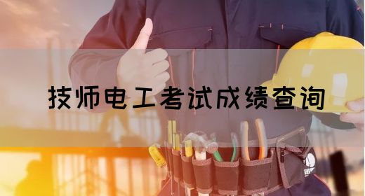 技师电工考试成绩查询