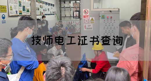技师电工证书查询