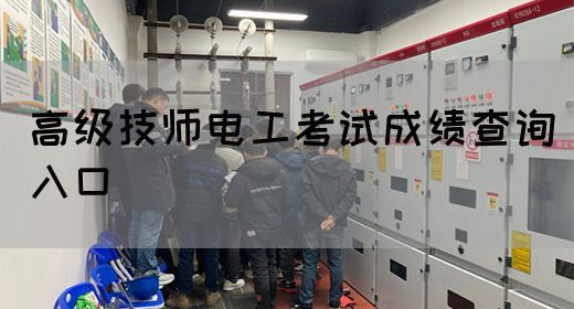 高级技师电工考试成绩查询入口