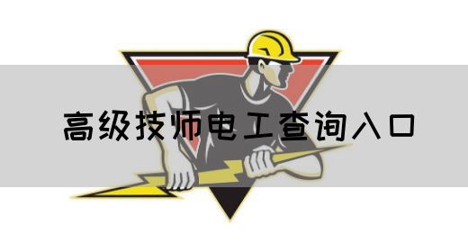 高级技师电工查询入口
