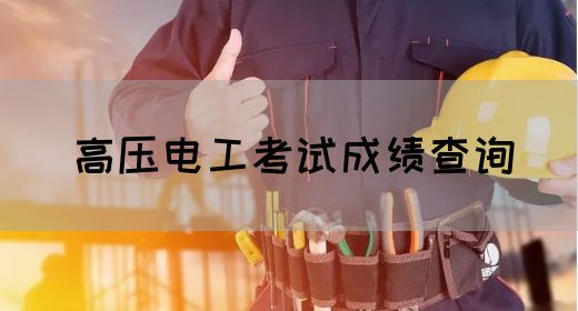 高压电工考试成绩查询