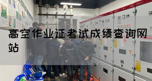 高空作业证考试成绩查询网站