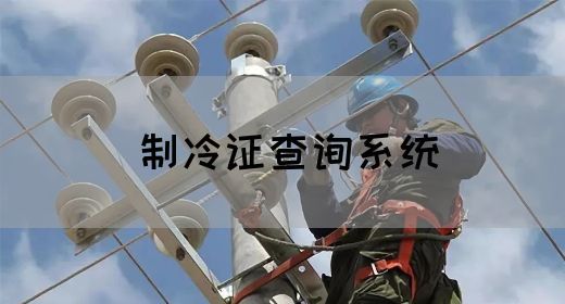 制冷证查询系统