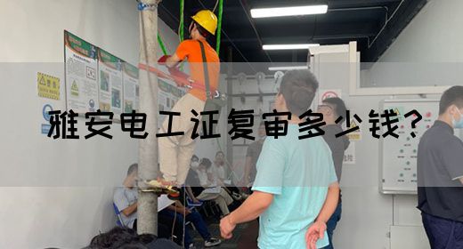 雅安电工证复审多少钱？