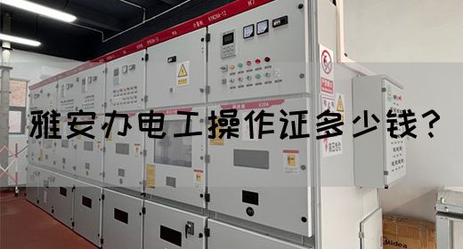 雅安办电工操作证多少钱？