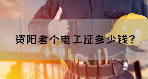 资阳考个电工证多少钱？
