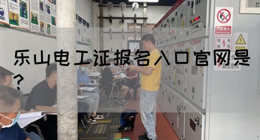 乐山电工证报名入口官网是？