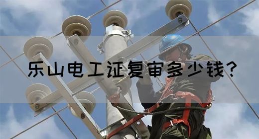 乐山电工证复审多少钱？