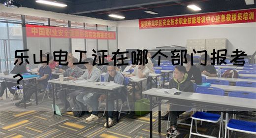 乐山电工证在哪个部门报考？