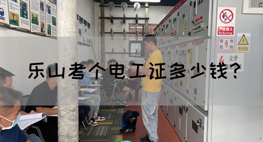 乐山考个电工证多少钱？