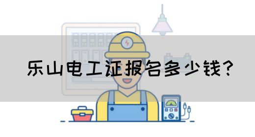 乐山电工证报名多少钱？