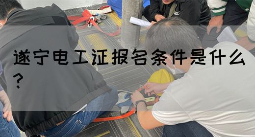 遂宁电工证报名条件是什么？(图1)