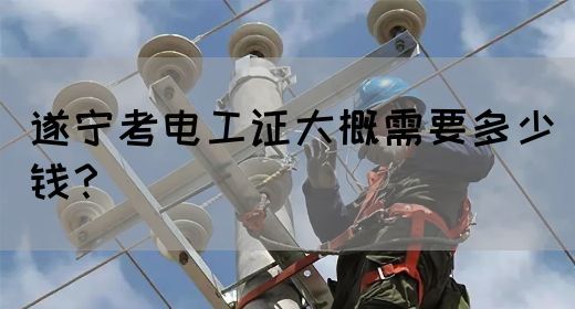 遂宁考电工证大概需要多少钱？(图1)