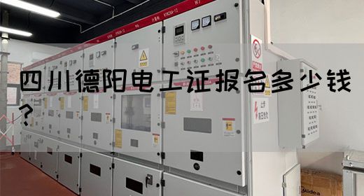 四川德阳电工证报名多少钱？