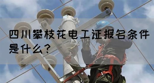 四川攀枝花电工证报名条件是什么？