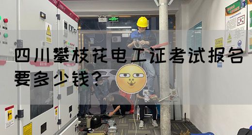 四川攀枝花电工证考试报名要多少钱？
