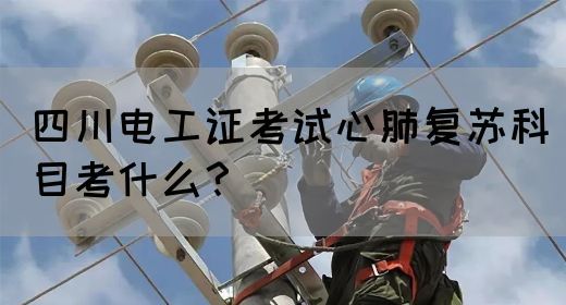 四川电工证考试心肺复苏科目考什么？(图1)