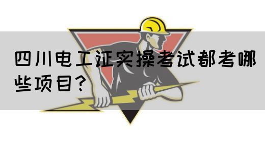 四川电工证实操考试都考哪些项目？