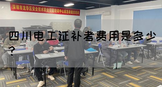 四川电工证补考费用是多少?