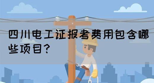 四川电工证报考费用包含哪些项目？