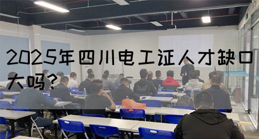 2025年四川电工证人才缺口大吗？